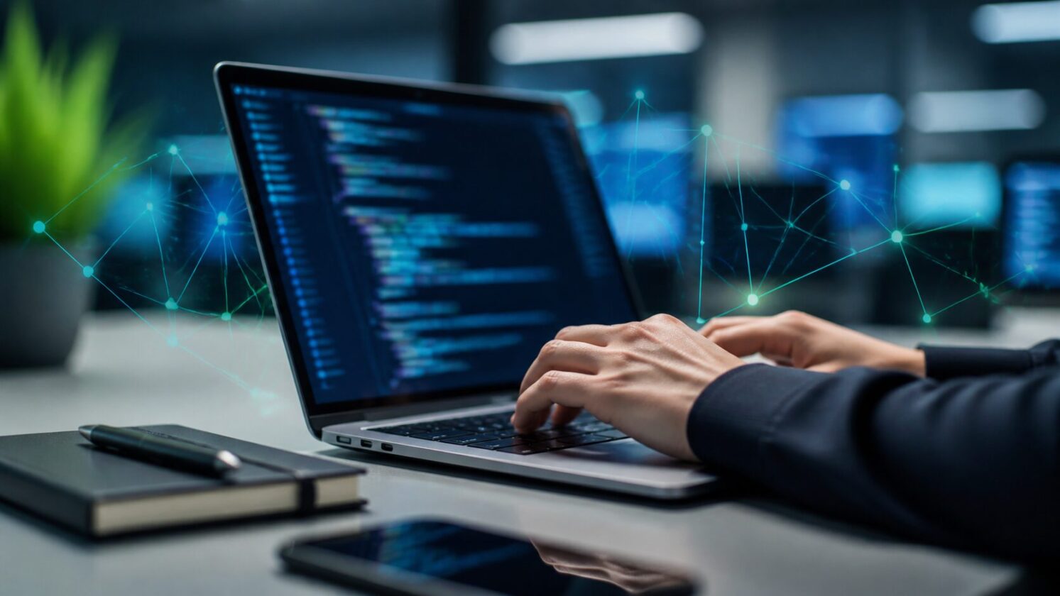 Imagem editorial para a matéria: Google amplia certificado profissional de IA com módulo de ‘vibe coding’