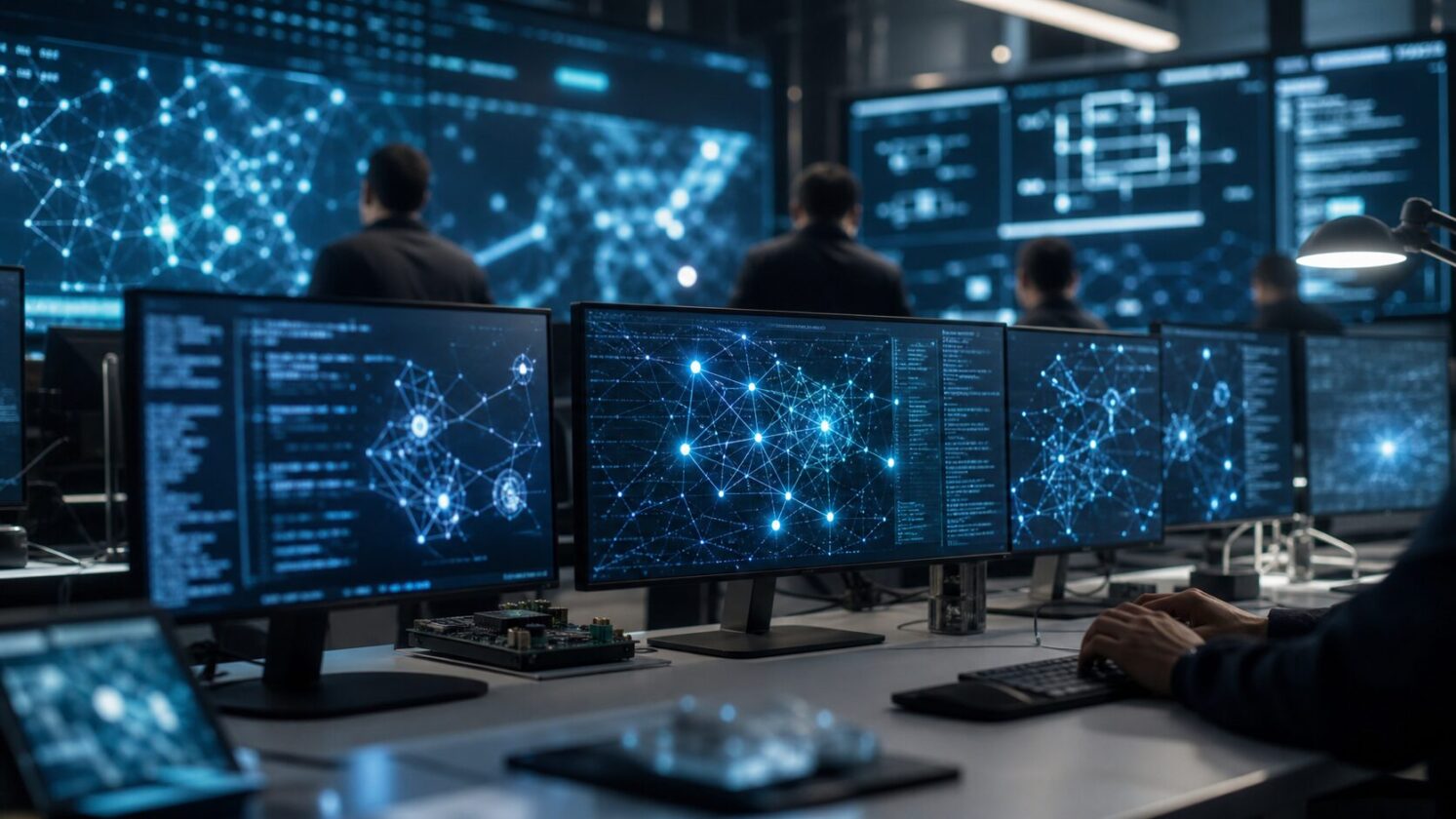 Imagem editorial para a matéria: Google usa Gemini 3.7 Flash no Antigravity para coordenar equipes autônomas de agentes de IA