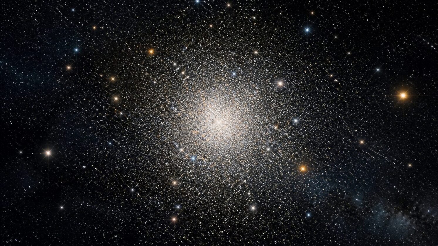 Imagem editorial para a matéria: Hubble registra Messier 3, um dos maiores aglomerados globulares da Via Láctea