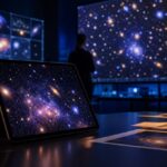 Imagem editorial para a matéria: James Webb leva astrônomos a rever análises sobre o universo primitivo