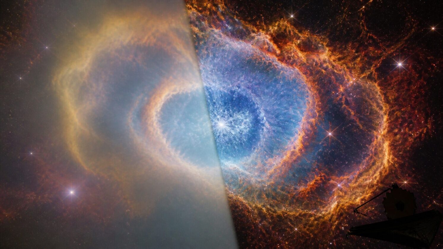 Imagem editorial para a matéria: James Webb registra nova imagem da Nebulosa do Leão