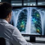 Imagem editorial para a matéria: Microsoft Research apresenta CARE-X para IA em radiologia