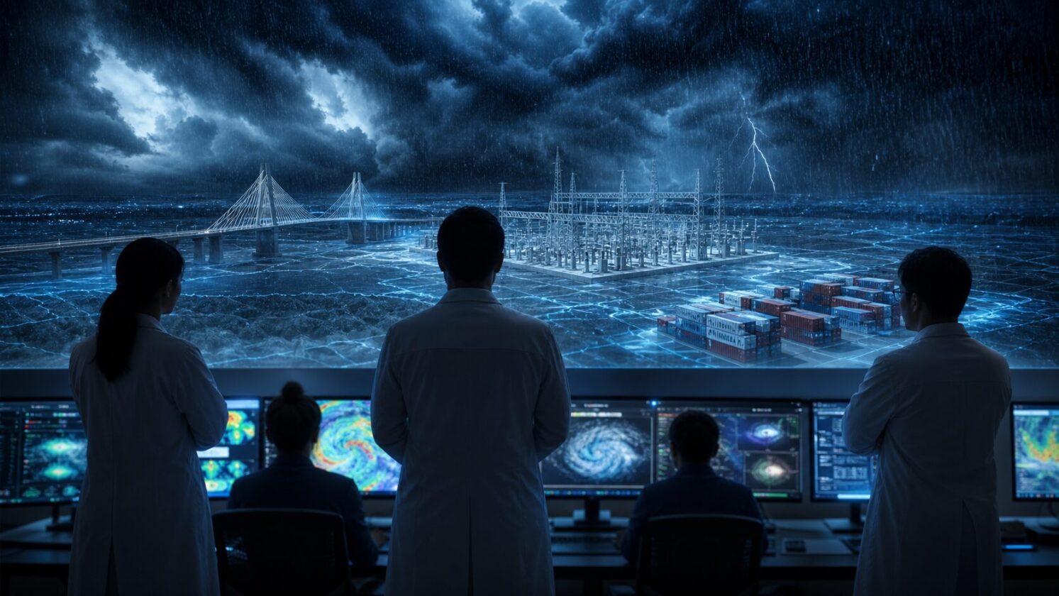 Imagem editorial para a matéria: MIT cria algoritmo para simular eventos extremos sem dados históricos extremos