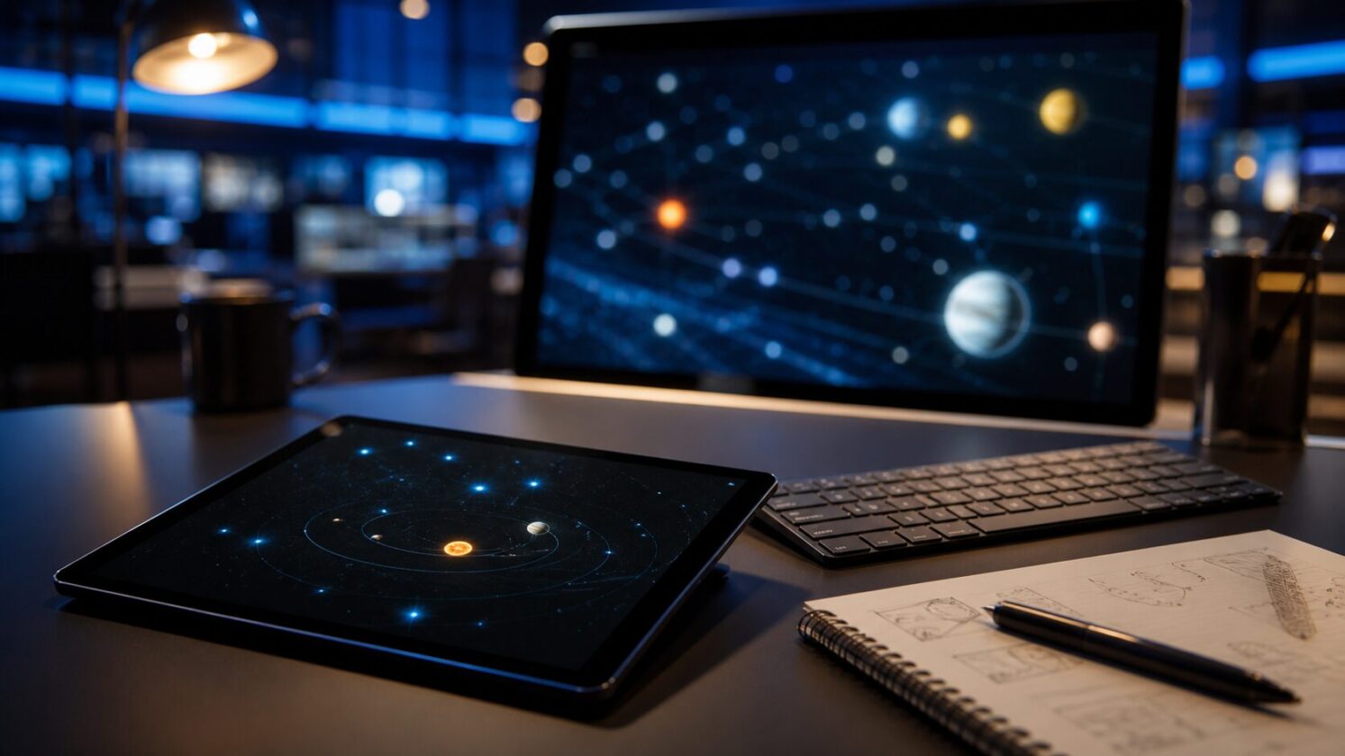 Imagem editorial para a matéria: NASA atualiza app Eyes on Exoplanets com novas descrições de estrelas