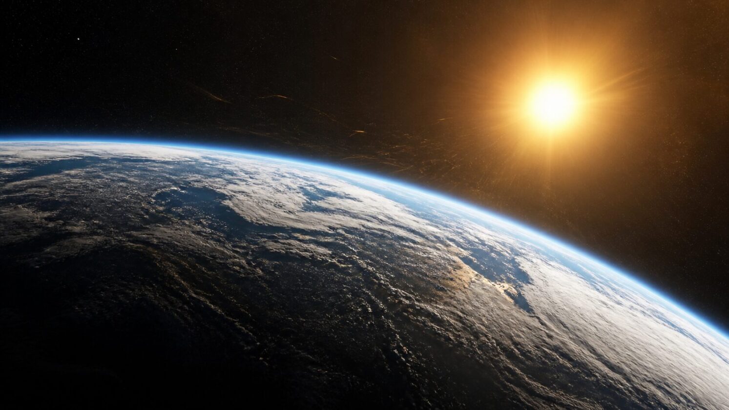 Imagem editorial para a matéria: NASA divulga estudos sobre relação entre história antiga do Sol e clima da Terra