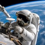 Imagem editorial para a matéria: NASA e ESA preparam caminhada espacial para instalar antena na ISS