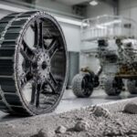 Imagem editorial para a matéria: NASA seleciona cinco finalistas em desafio para rodas de rovers lunares
