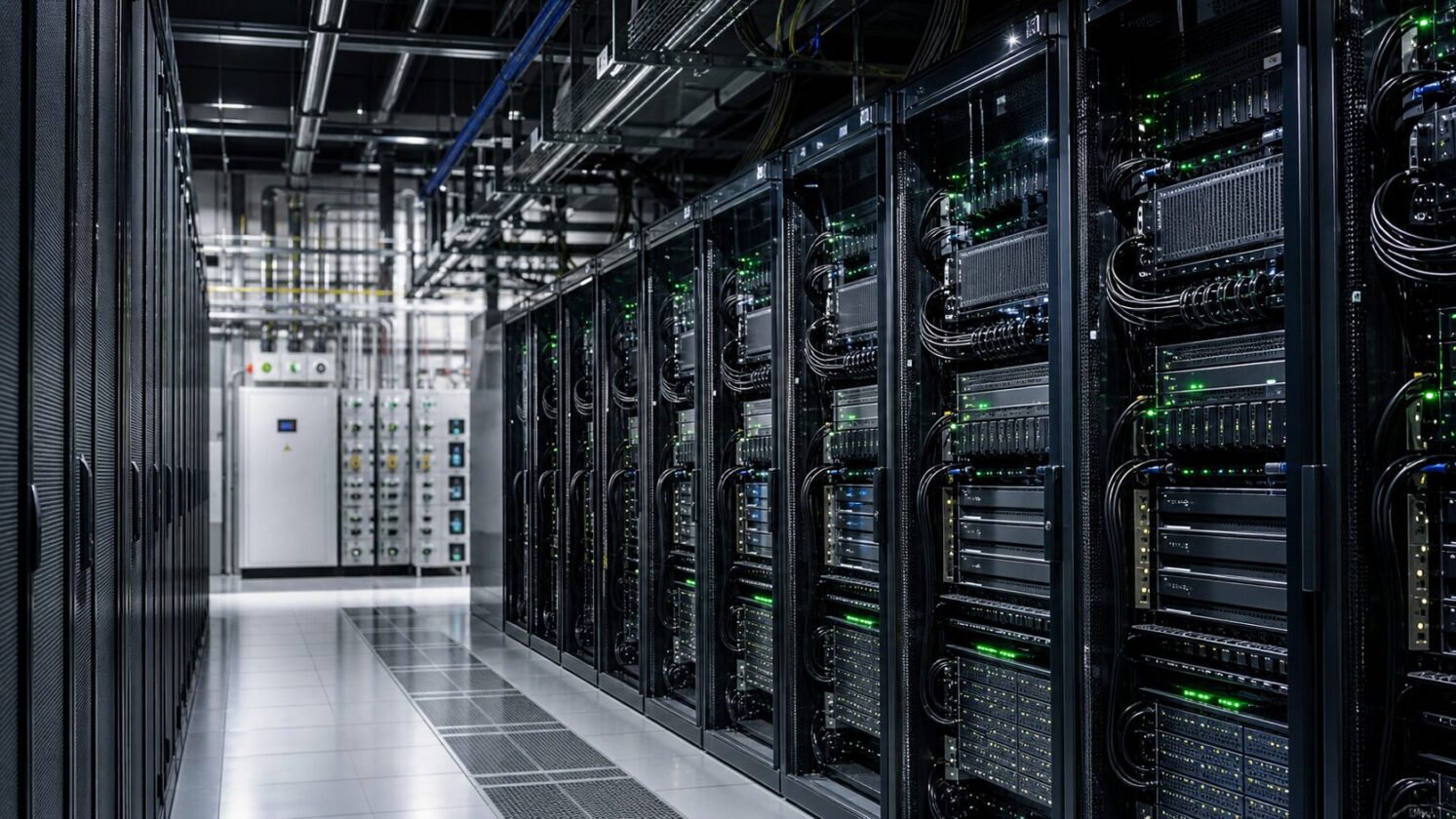 Imagem editorial para a matéria: Nvidia fecha parceria com a Cloverleaf para ampliar data centers voltados à IA