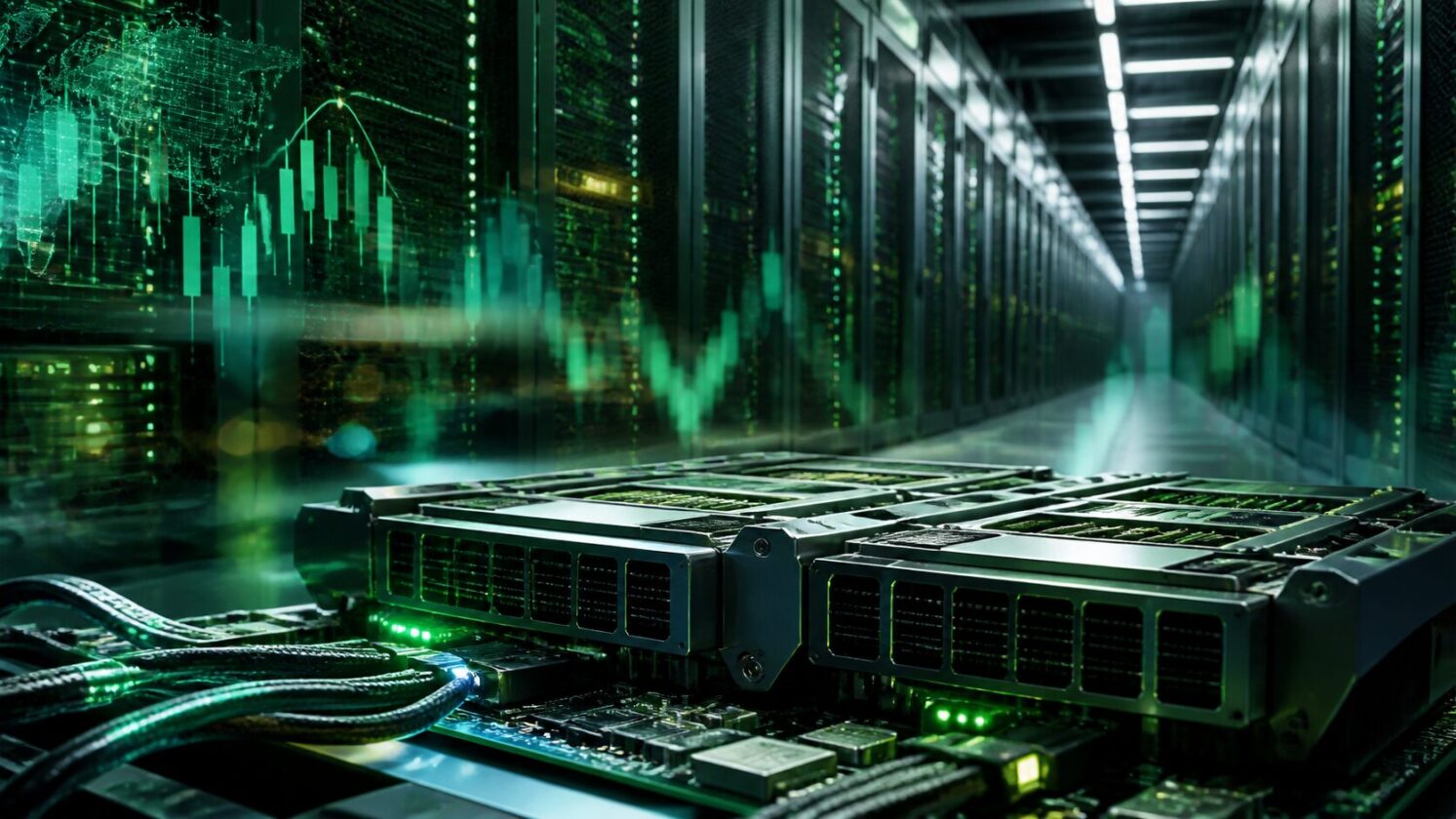 Imagem editorial para a matéria: NVIDIA fecha parcerias para financiar infraestrutura de IA