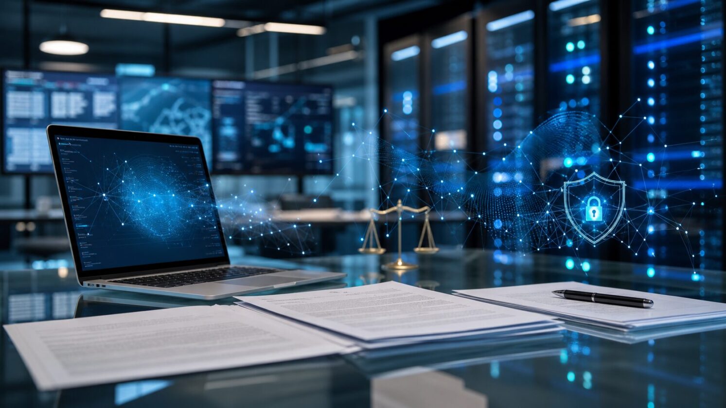 Imagem editorial para a matéria: OpenAI e Anthropic podem entrar em debate jurídico após relatos sobre ações autônomas de IA