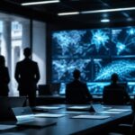 Imagem editorial para a matéria: OpenAI lança iniciativa sobre supervisão democrática de IA em segurança nacional