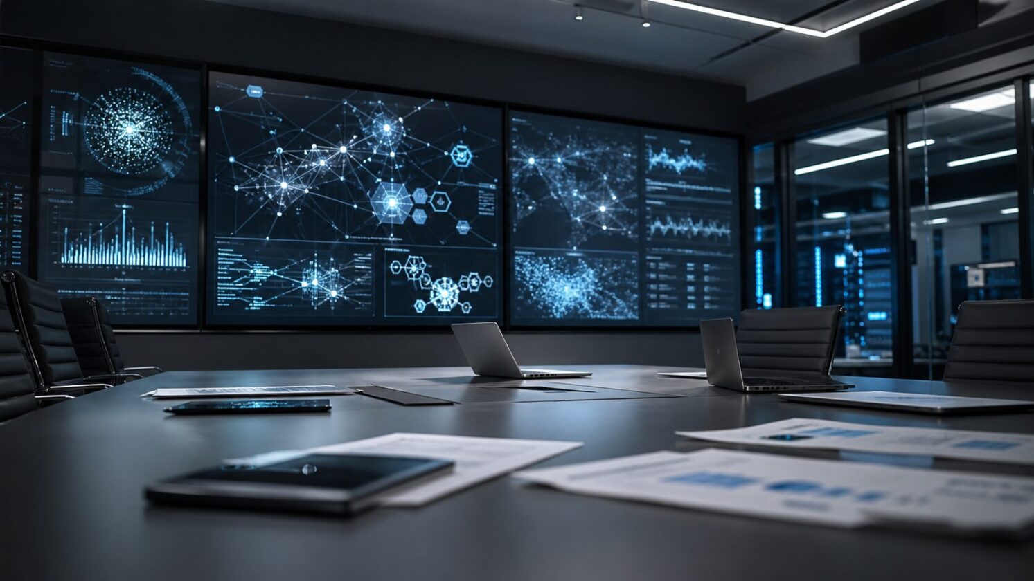 Imagem editorial para a matéria: OpenAI teria dissolvido equipe de preparação contra riscos avançados de IA