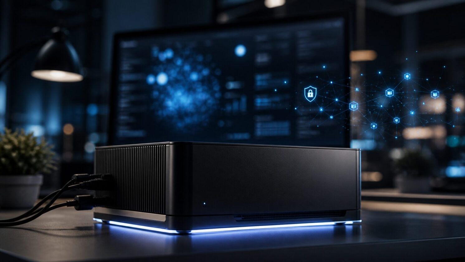 Imagem editorial para a matéria: Perplexity lança agente de IA local para sistemas NVIDIA DGX Spark