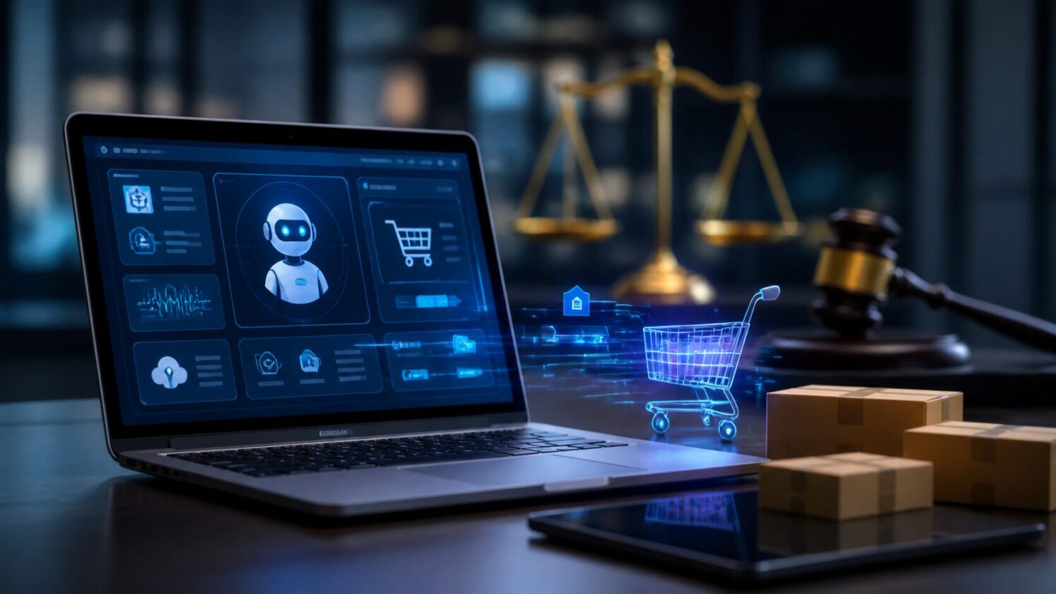 Imagem editorial para a matéria: Perplexity reverte liminar ligada a bot de compras com IA em disputa com a Amazon
