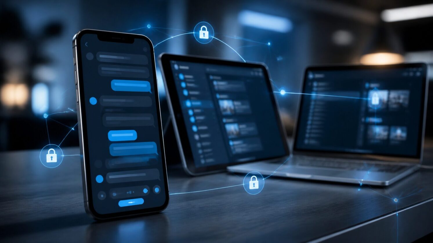 Imagem editorial para a matéria: Signal amplia recurso multidispositivo para usuários de iPhone