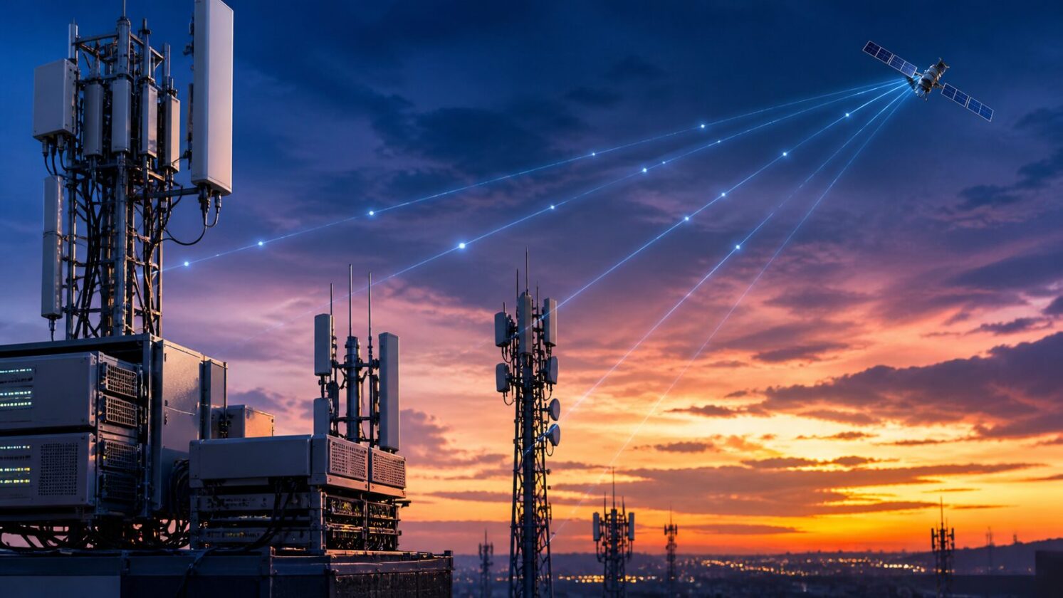 Imagem editorial para a matéria: SpaceX diz que prepara rede móvel terrestre para disputar clientes de AT&T, Verizon e T-Mobile