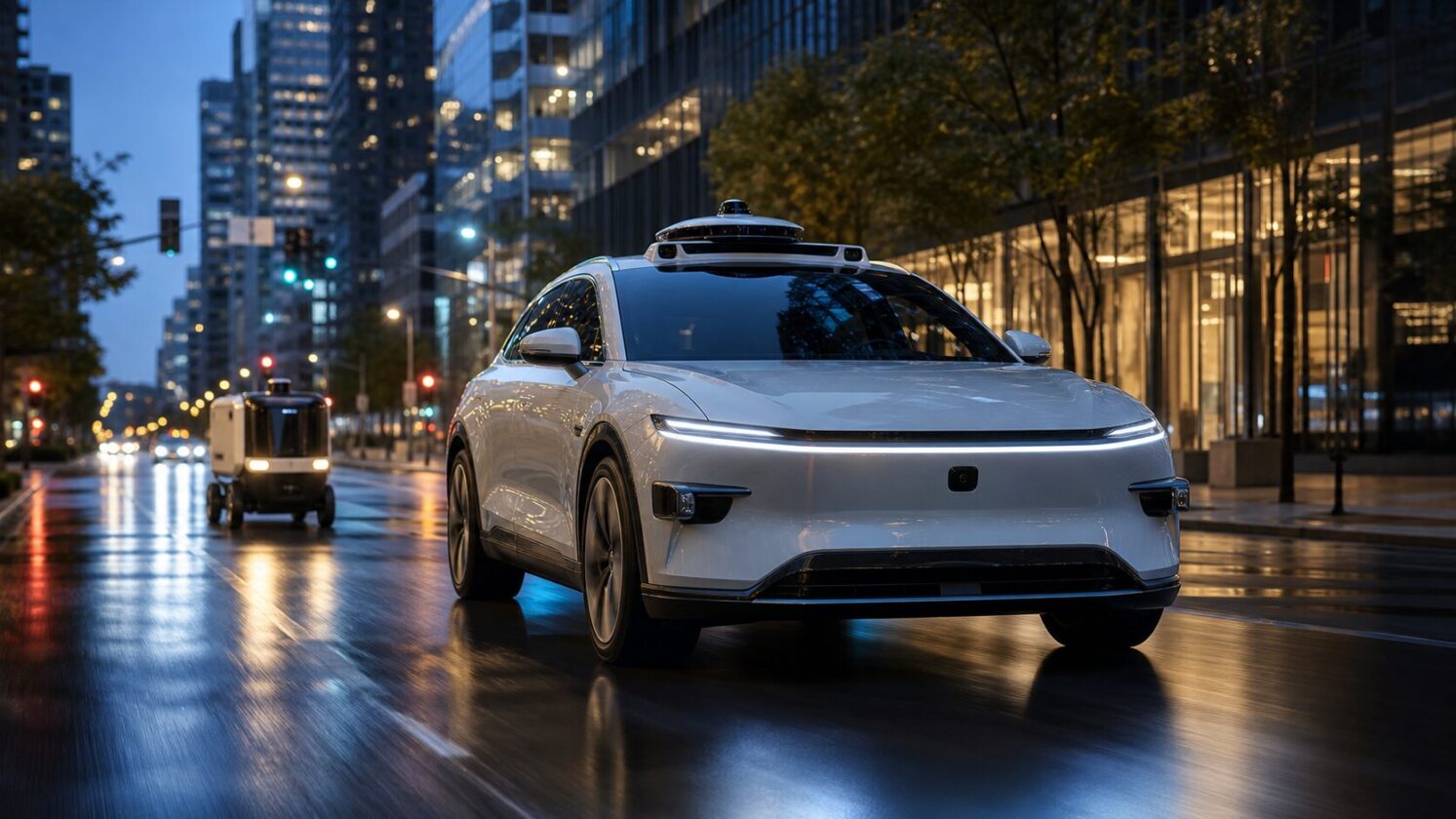 Imagem editorial para a matéria: Uber amplia acordos para acelerar estratégia em carros autônomos