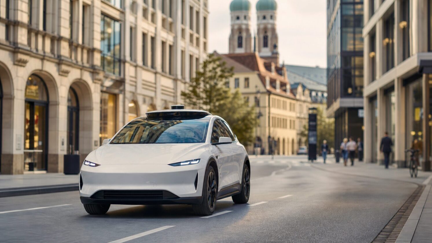 Imagem editorial para a matéria: Waymo prepara serviço de robotáxis autônomos em Munique