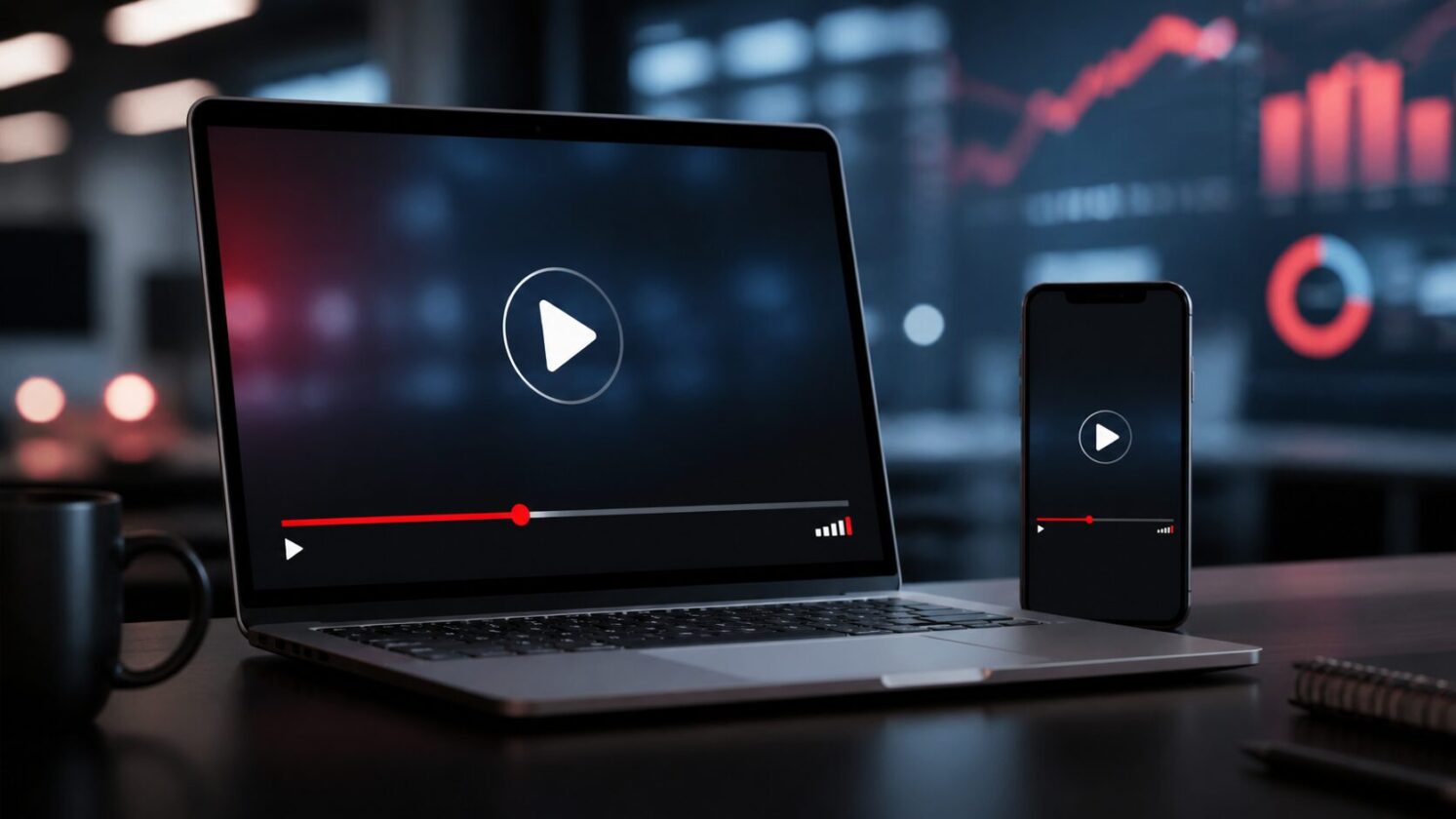 Imagem editorial para a matéria: YouTube passa a contar visualização quando vídeo começa a ser reproduzido