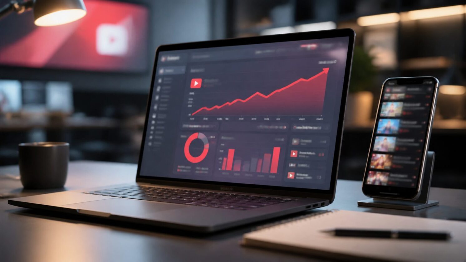 Imagem editorial para a matéria: YouTube vai mudar contagem de visualizações e criadores podem ver números subirem mais rápido