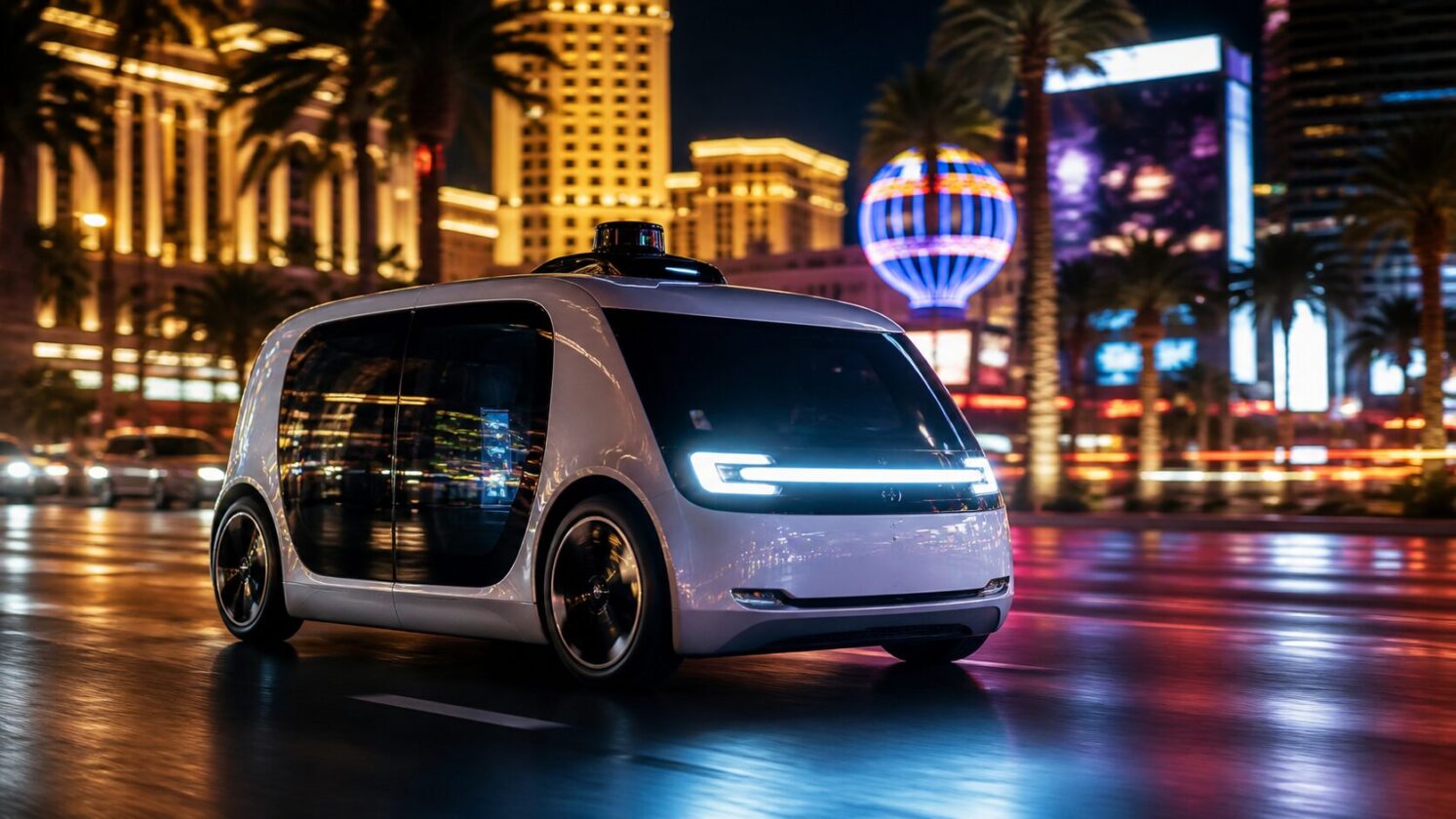 Imagem editorial para a matéria: Zoox começará a cobrar por corridas de robotáxi em Las Vegas