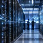 Imagem editorial para a matéria: Agentes de IA ampliam demanda por computação em data centers
