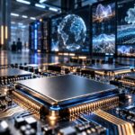 Imagem editorial para a matéria: AMD compra a startup de IA World Labs para reforçar disputa com a Nvidia