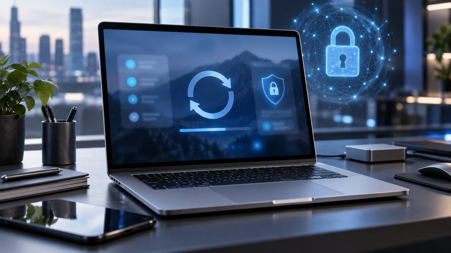 Imagem editorial para a matéria: Apple corrige mais de 200 vulnerabilidades em atualizações do macOS