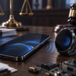 Imagem editorial para a matéria: Apple é condenada por júri a pagar US$ 5,7 bilhões à Taction em caso de patentes hápticas