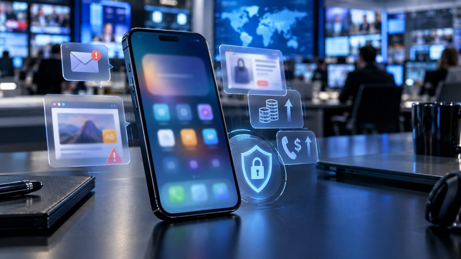 Imagem editorial para a matéria: CERT Polska liga anúncios da Meta a golpe com apps Android no Google Play