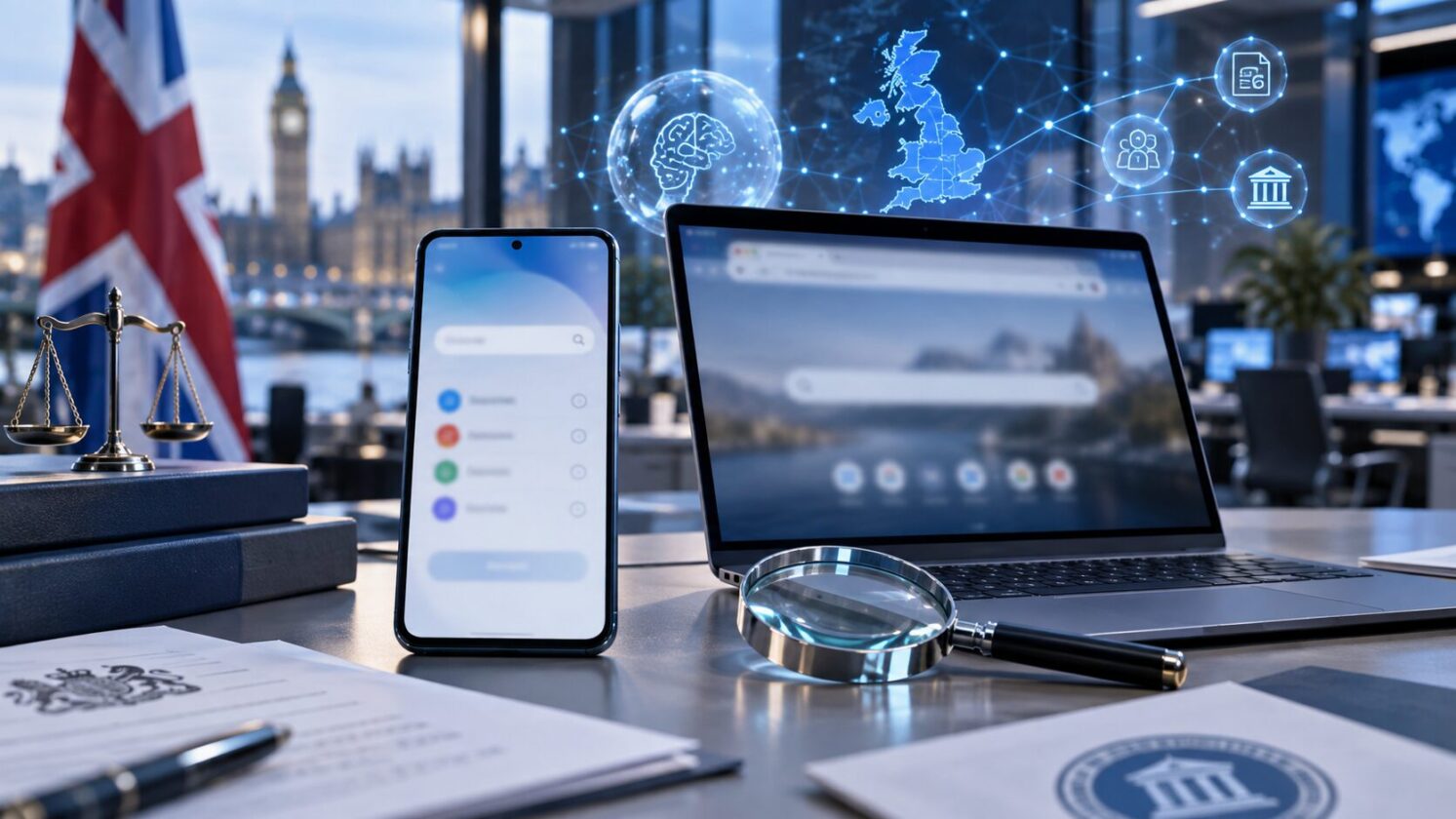 Imagem editorial para a matéria: CMA amplia propostas para escolha de busca no Android e no Chrome