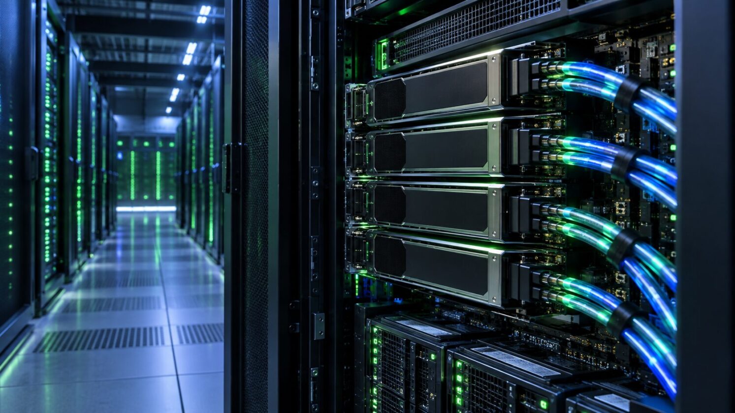 Imagem editorial para a matéria: d-Matrix adotará NVIDIA NVLink Fusion em XPUs Raptor para inferência de IA