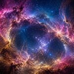Imagem editorial para a matéria: divulga nova imagem do mostrando uma superbubble na Grande Nuvem de Magalhães