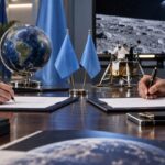 Imagem editorial para a matéria: Djibouti assina Artemis Accords da NASA