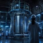 Imagem editorial para a matéria: Experimento LZ registra interação inesperada em busca por matéria escura