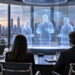 Imagem editorial para a matéria: Google anuncia expansão do Google Beam para novas regiões, parceiros e clientes