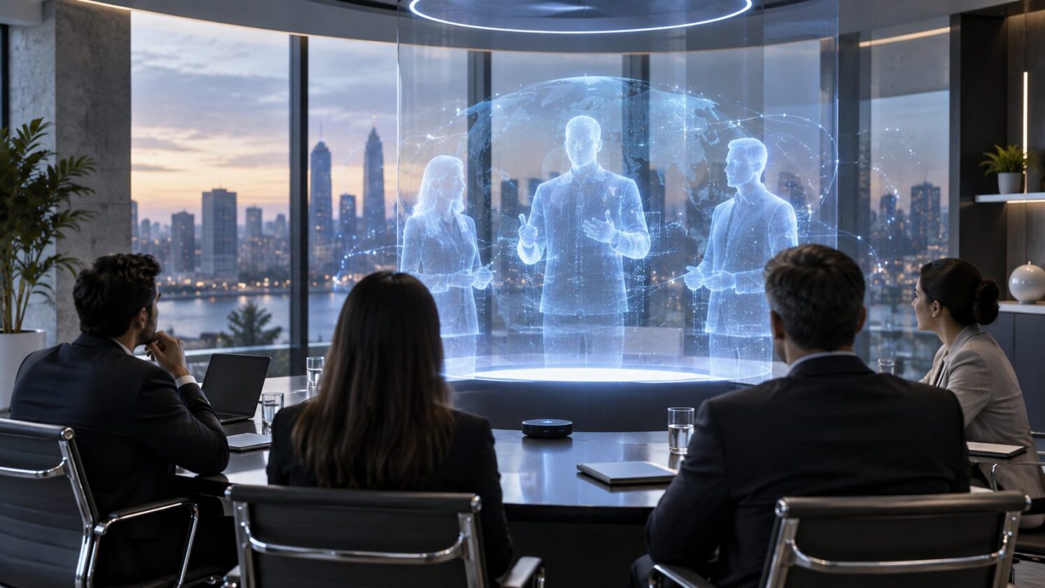 Imagem editorial para a matéria: Google anuncia expansão do Google Beam para novas regiões, parceiros e clientes