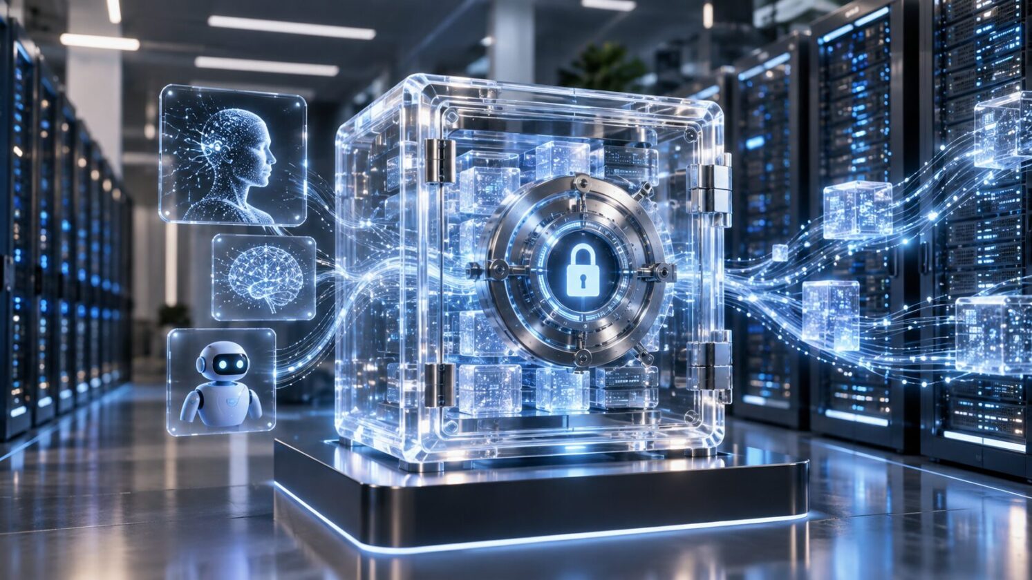 Imagem editorial para a matéria: Google DeepMind adiciona memória privada do lado do servidor ao Private AI Compute