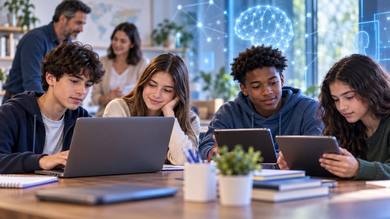 Imagem editorial para a matéria: Google divulga pesquisa sobre como adolescentes veem a inteligência artificial hoje