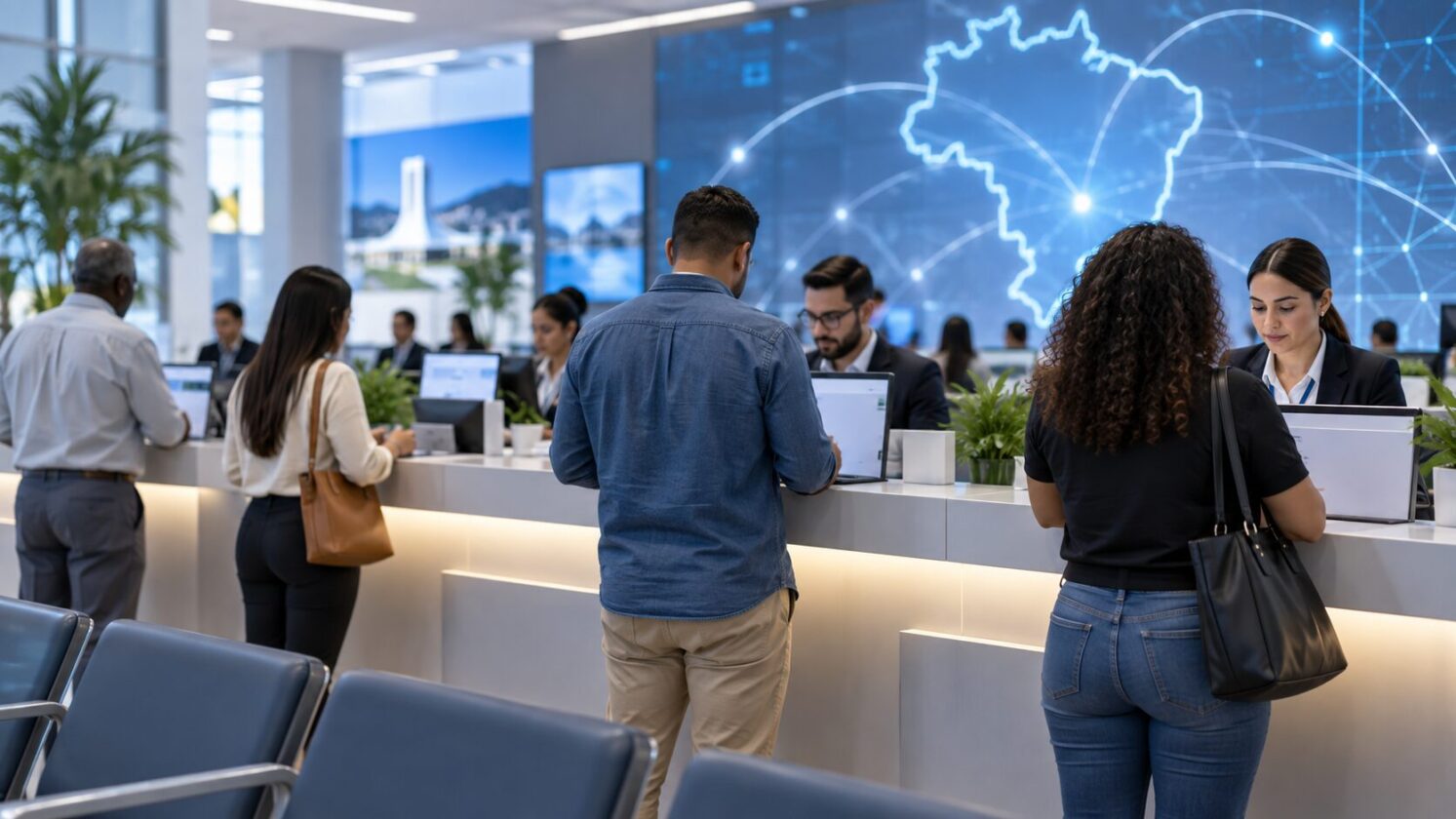 Imagem editorial para a matéria: Google diz que Gemini será usado no lançamento do America.gov