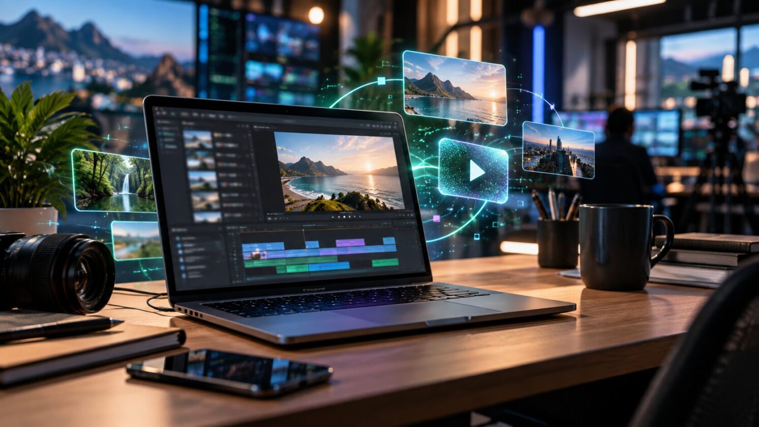 Imagem editorial para a matéria: Google libera criação de vídeos em HD no Google Vids com Gemini Omni 1.1