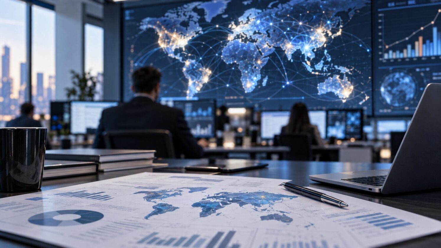 Imagem editorial para a matéria: Google publica novos dados do AI & Economy ATLAS sobre impactos econômicos da IA