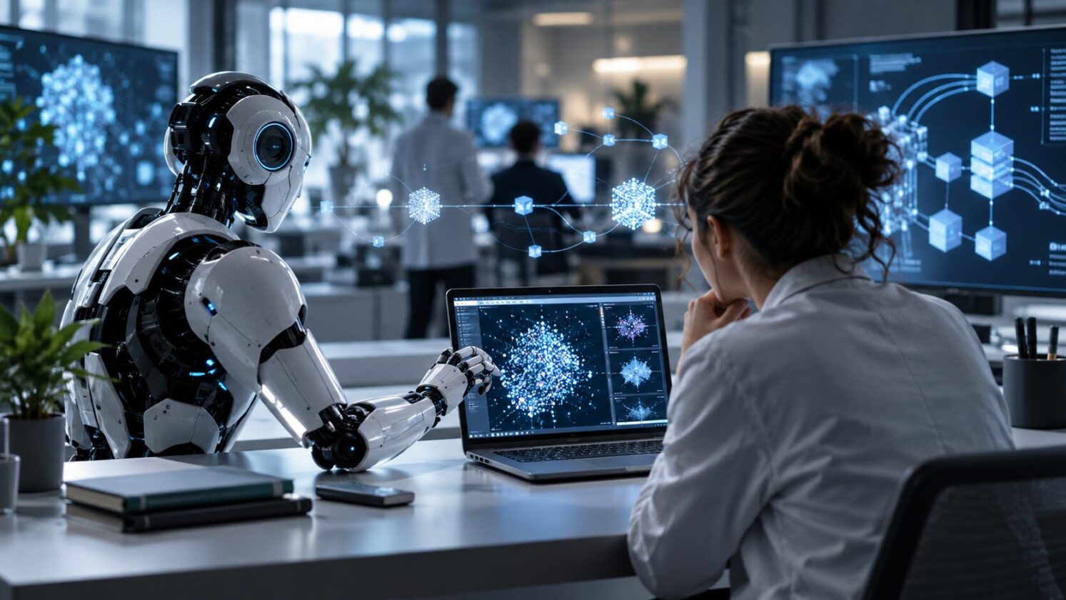 Imagem editorial para a matéria: Google Research apresenta ToolGrad para gerar datasets de uso de ferramentas em agentes de IA