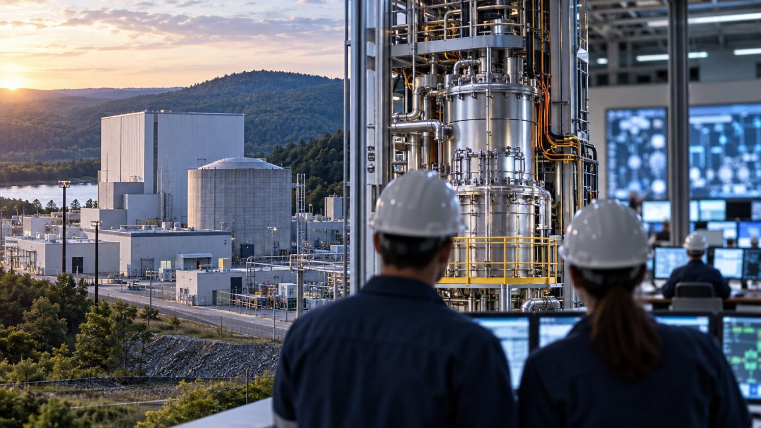 Imagem editorial para a matéria: Kairos Power fecha acordo com Samsung C&T para implantação do reator KP-FHR