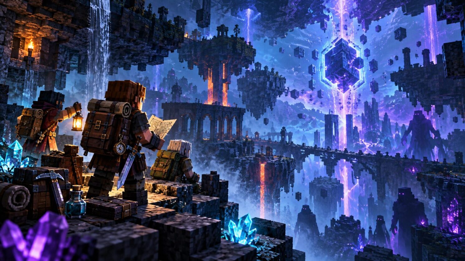 Imagem editorial para a matéria: Minecraft Dungeons II terá nova dimensão chamada The Sift