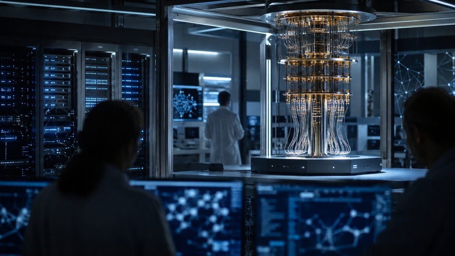 Imagem editorial para a matéria: MIT detalha atuação de laboratório com a IBM em IA e computação quântica
