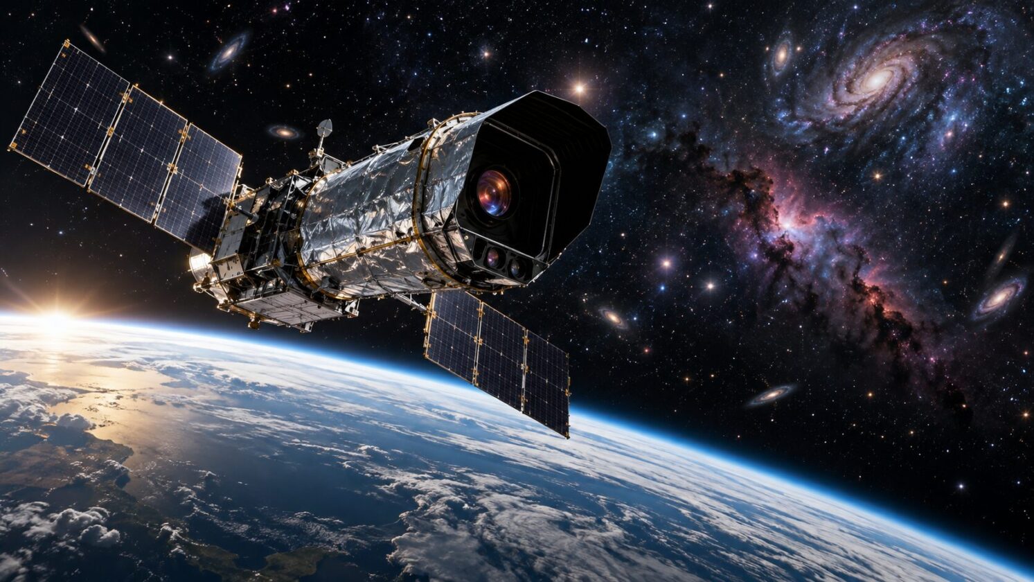 Imagem editorial para a matéria: NASA ativa câmera principal do Telescópio Espacial Nancy Grace Roman