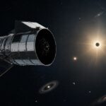 Imagem editorial para a matéria: NASA ativa instrumento do telescópio Roman para observar exoplanetas