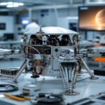 Imagem editorial para a matéria: NASA avança na montagem elétrica da missão Dragonfly para Titã