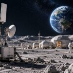 Imagem editorial para a matéria: NASA contrata Modulate Space para desenvolver rede 5G com Wi-Fi 6 para a Lua